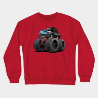 Monster Pickup Truck Cartoon Crewneck Sweatshirt